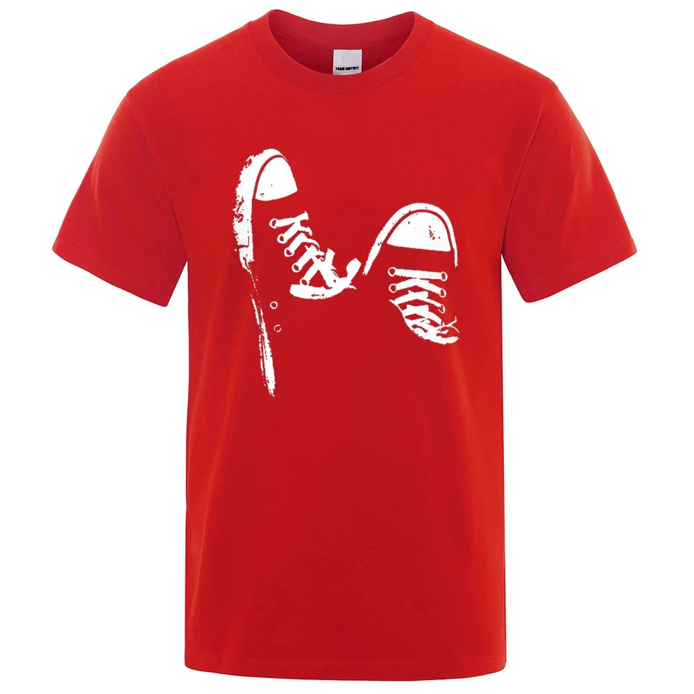 Hot Sale Women Casual Tshirt Skate Shoes Summer T Shirt Tops O-Neck Oversized Short Sleeves Unisex Men Clothes
