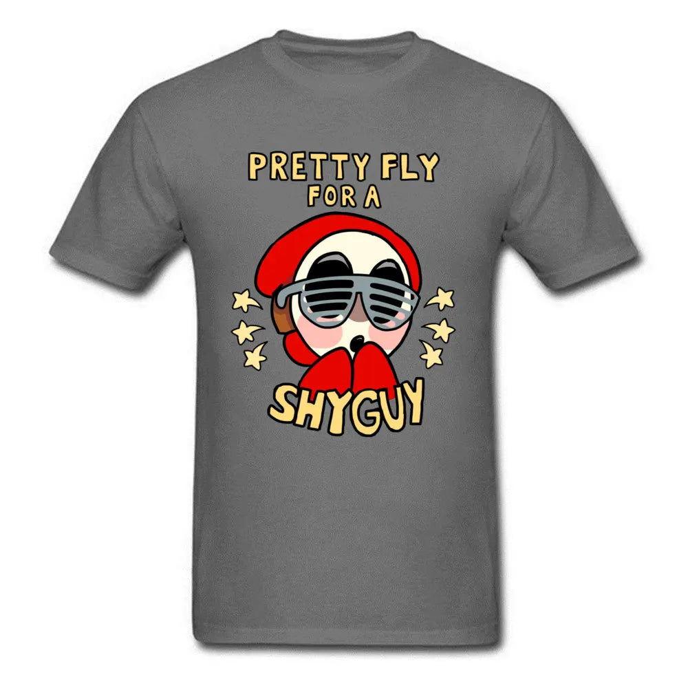 Streetwear For Men Boys T Shirt Custom Adult Tops Tees Pretty Fly For A Shy Guy T-shirt Pilot Funky Tshirt Cartoon Funny Clothes