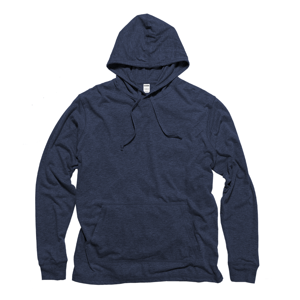 Unisex Eco-Triblend Long Sleeve Hooded Tee