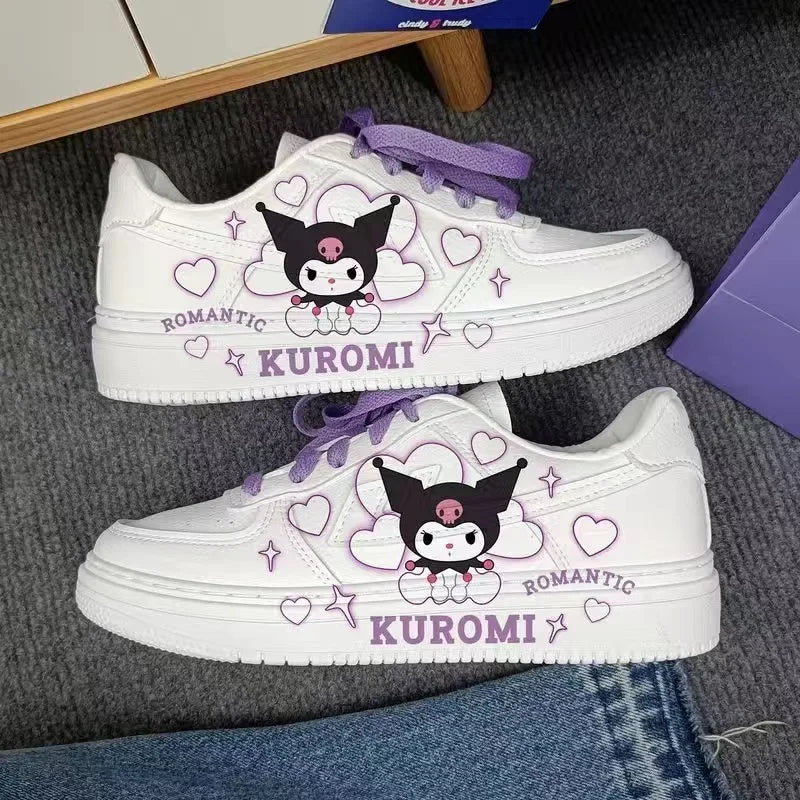 New Disney girls Stitch Mickey Mouse princess cute Casual shoes non-slip soft bottom Mickey Mouse sports shoes for girl gift