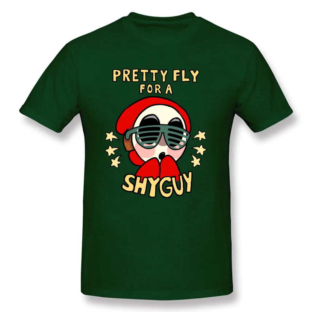 Streetwear For Men Boys T Shirt Custom Adult Tops Tees Pretty Fly For A Shy Guy T-shirt Pilot Funky Tshirt Cartoon Funny Clothes