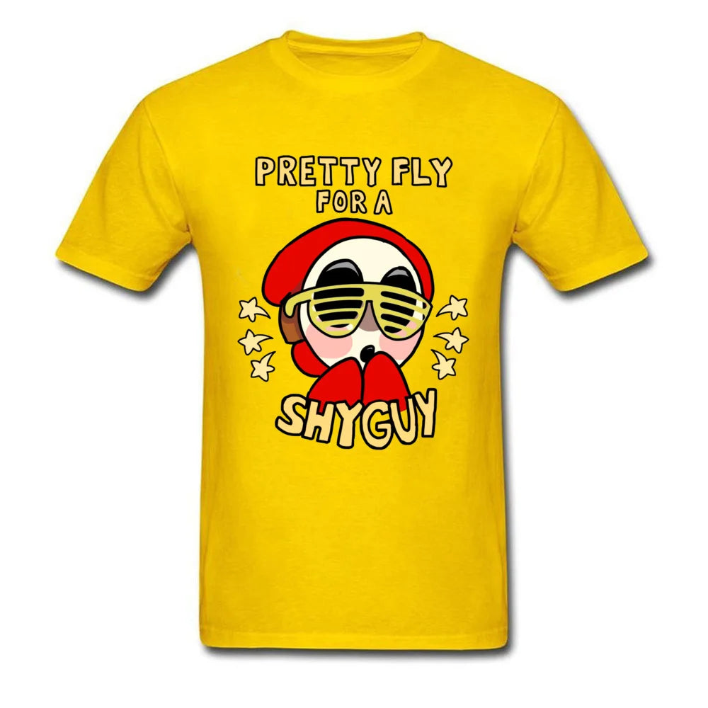 Streetwear For Men Boys T Shirt Custom Adult Tops Tees Pretty Fly For A Shy Guy T-shirt Pilot Funky Tshirt Cartoon Funny Clothes