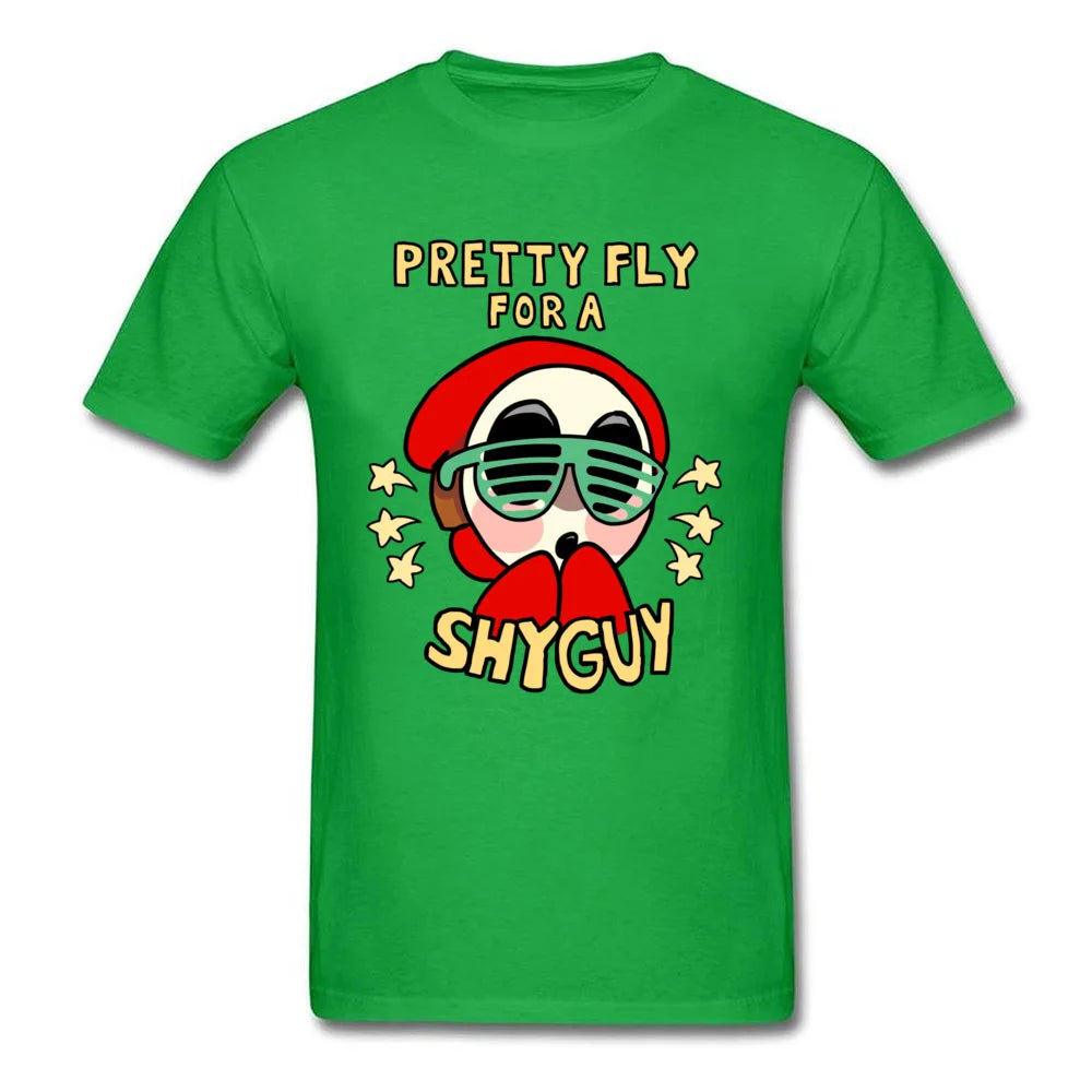 Streetwear For Men Boys T Shirt Custom Adult Tops Tees Pretty Fly For A Shy Guy T-shirt Pilot Funky Tshirt Cartoon Funny Clothes