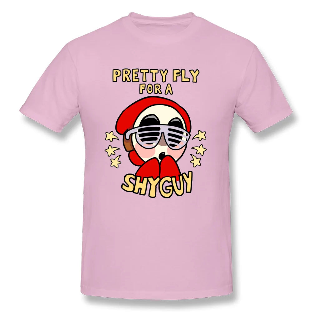 Streetwear For Men Boys T Shirt Custom Adult Tops Tees Pretty Fly For A Shy Guy T-shirt Pilot Funky Tshirt Cartoon Funny Clothes