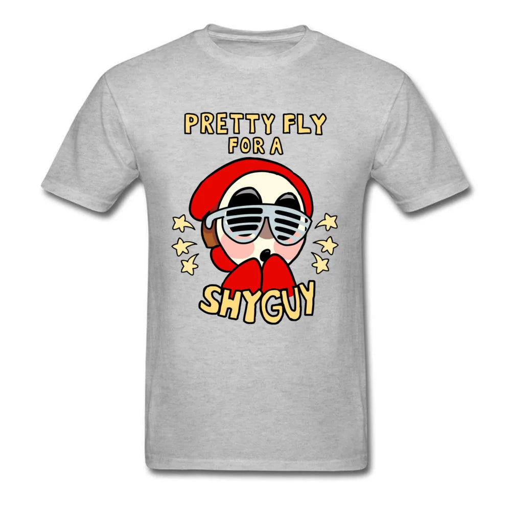 Streetwear For Men Boys T Shirt Custom Adult Tops Tees Pretty Fly For A Shy Guy T-shirt Pilot Funky Tshirt Cartoon Funny Clothes
