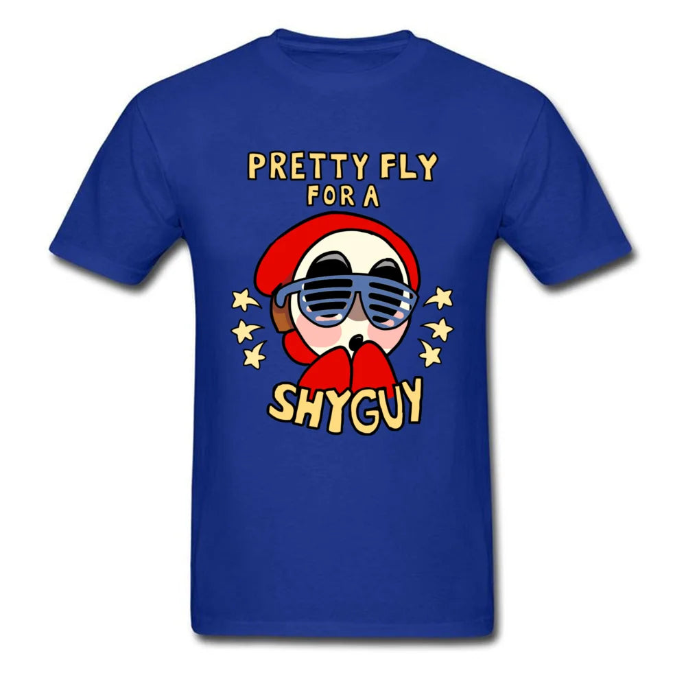 Streetwear For Men Boys T Shirt Custom Adult Tops Tees Pretty Fly For A Shy Guy T-shirt Pilot Funky Tshirt Cartoon Funny Clothes