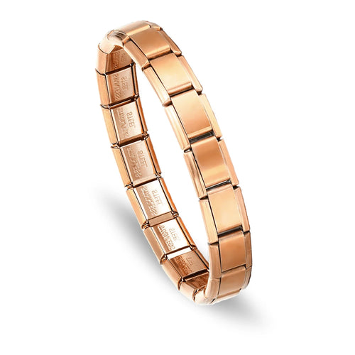 RAKOL Stainless Steel Bracelet Pendant Classic Italian Chain Link For