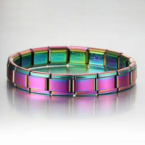 RAKOL Stainless Steel Bracelet Pendant Classic Italian Chain Link For