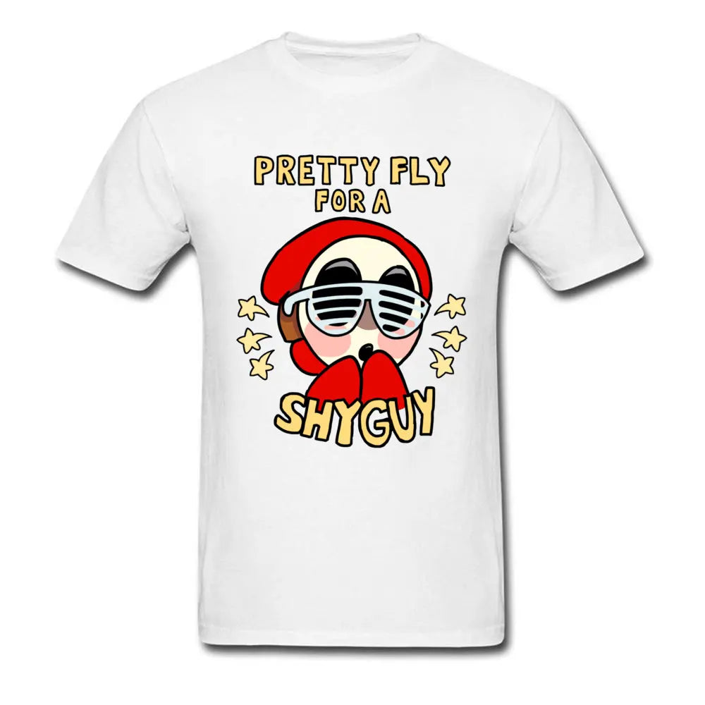 Streetwear For Men Boys T Shirt Custom Adult Tops Tees Pretty Fly For A Shy Guy T-shirt Pilot Funky Tshirt Cartoon Funny Clothes