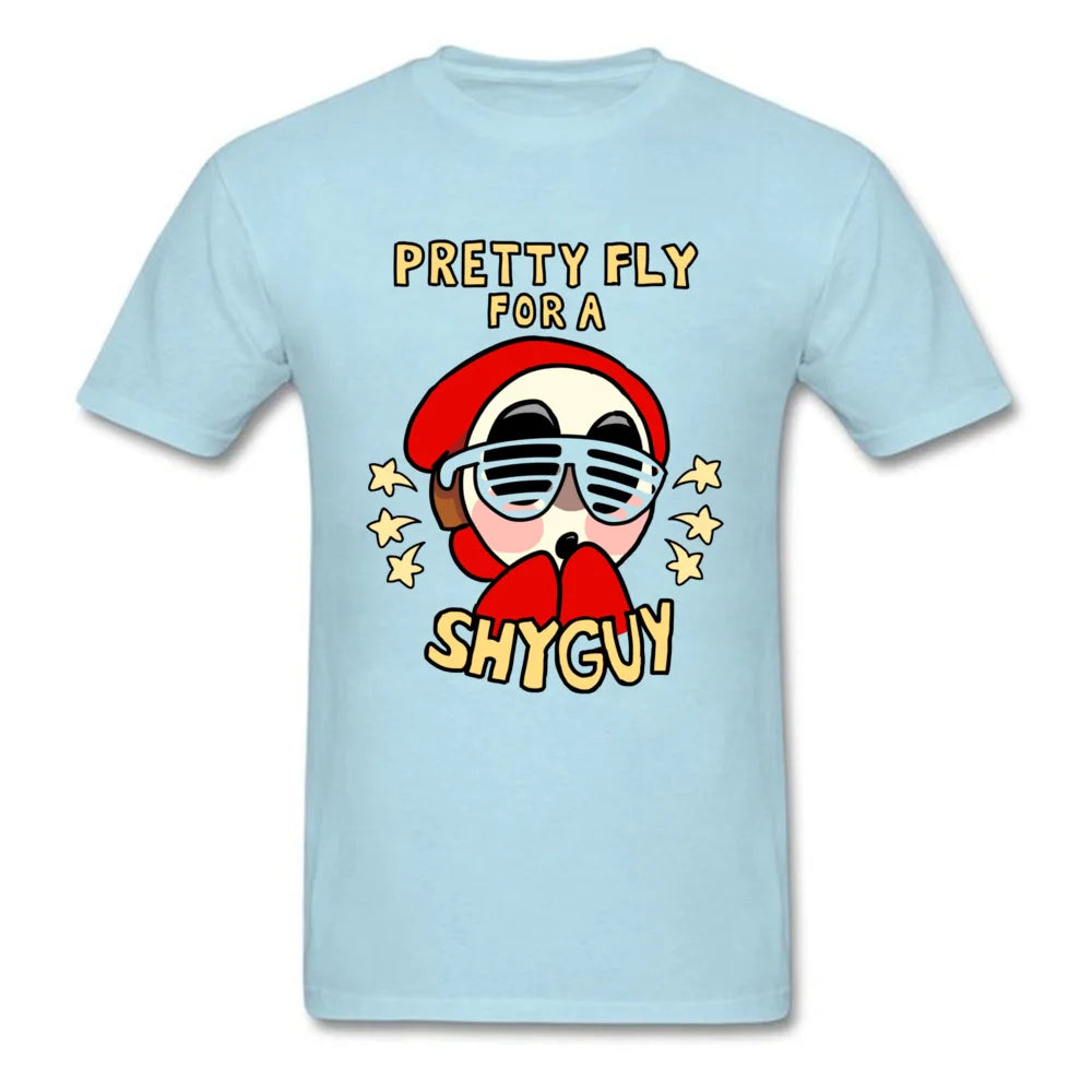Streetwear For Men Boys T Shirt Custom Adult Tops Tees Pretty Fly For A Shy Guy T-shirt Pilot Funky Tshirt Cartoon Funny Clothes