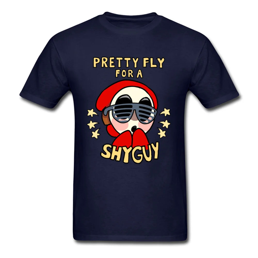 Streetwear For Men Boys T Shirt Custom Adult Tops Tees Pretty Fly For A Shy Guy T-shirt Pilot Funky Tshirt Cartoon Funny Clothes