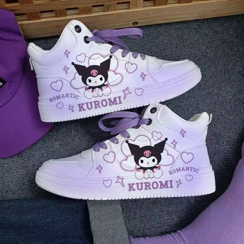 New Disney girls Stitch Mickey Mouse princess cute Casual shoes non-slip soft bottom Mickey Mouse sports shoes for girl gift
