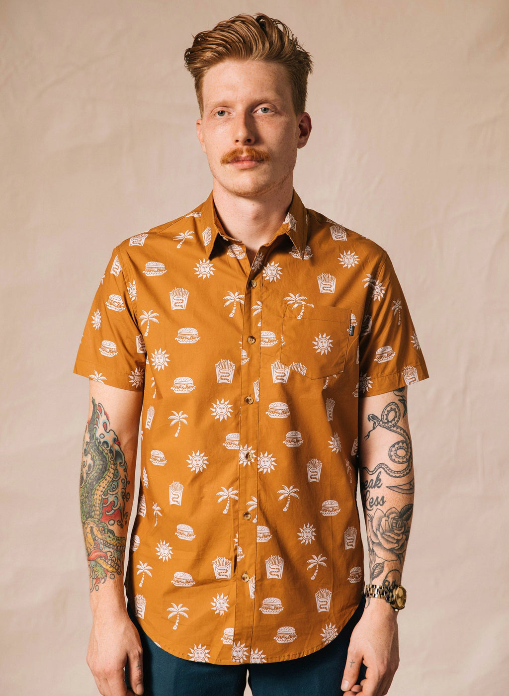 Take It Greasy Button-Up